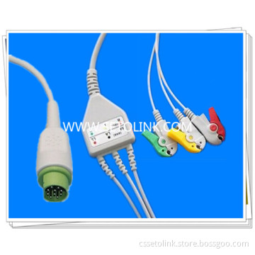 Siemens Sirecust 620/630/720/722 Patient Monitor ECG Cable